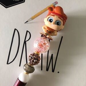 Disney Doorables: Hercules: Hercules handmade beaded pen